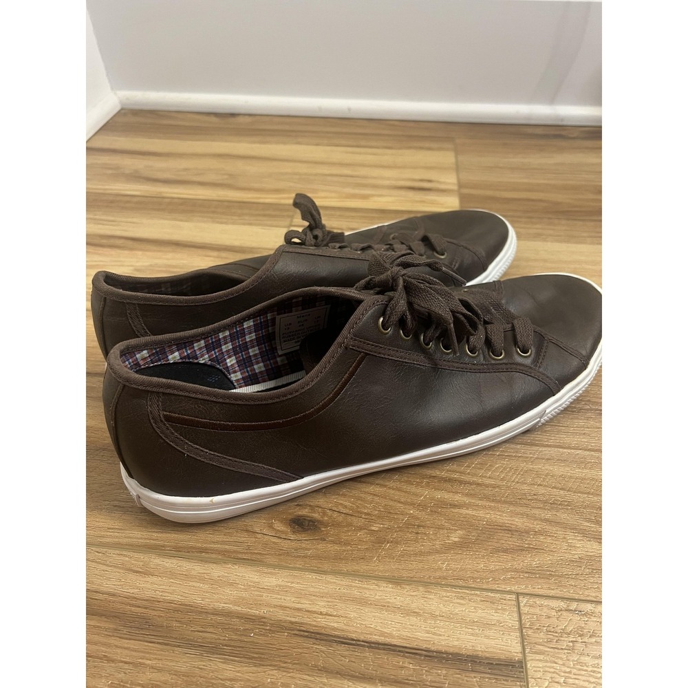 Ben Sherman Shoes Mens Size 13 Brown Casual Sneaker Polyurethane Lace Up Low Top